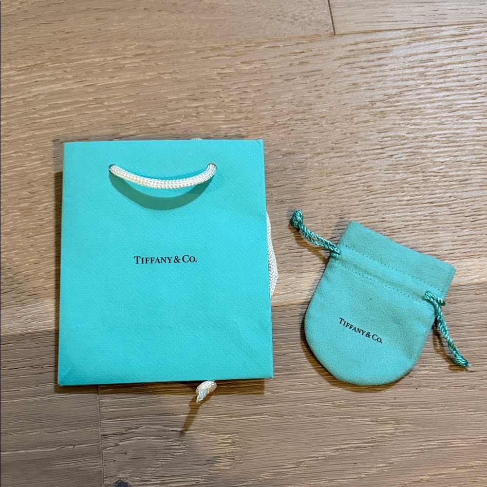 Tiffany & Co. Turquoise Bag and Pouch Set